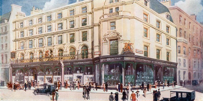 丽晶街112号的Goldsmiths＆Silversmiths Company Ltd 作者 英语学校