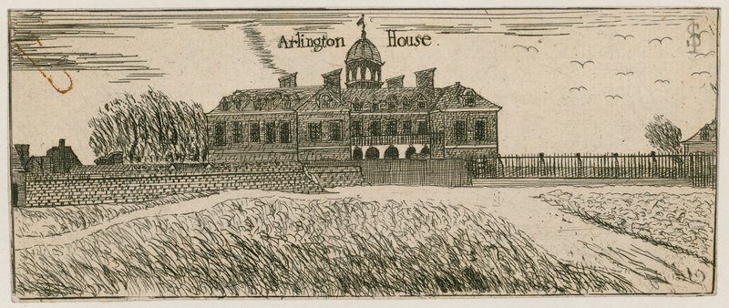 Goring House，后来的Arlington House，位于白金汉宫的现场 作者 英语学校