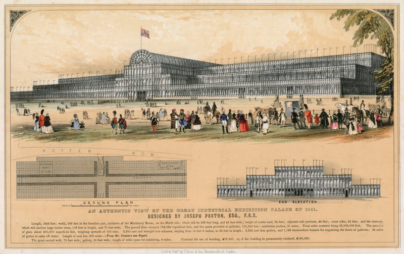 伟大的展览，1851年 作者 英语学校