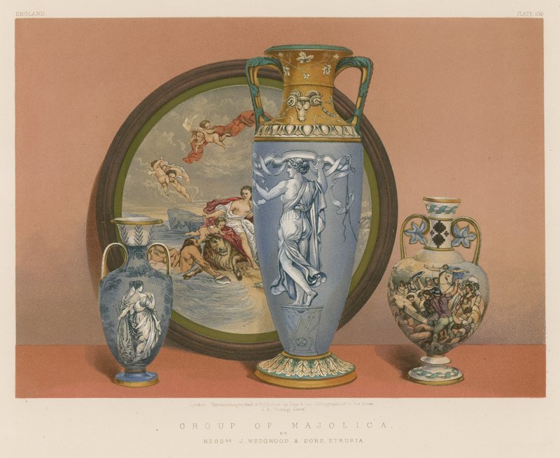 由Messrs J Wedgwood和Sons，Etruria组成的Majolica 作者 英语学校