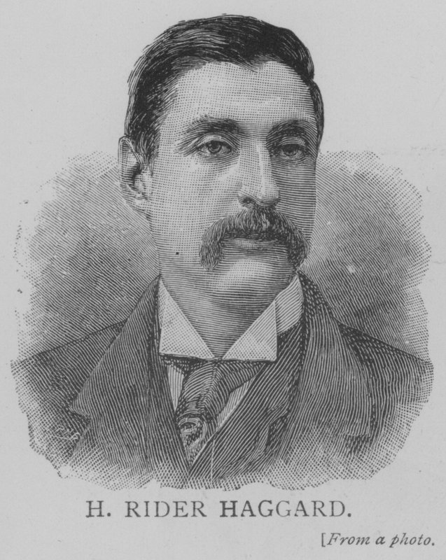 H Rider Haggard（雕刻）。 作者 英语学校