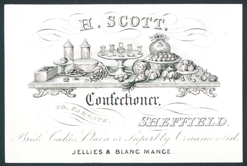 H Scott，糖果制造商，贸易卡 作者 英语学校