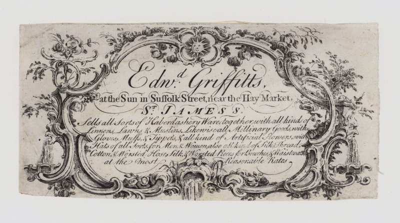 Haberdashers，Edward Griffitts，交易卡 作者 英语学校