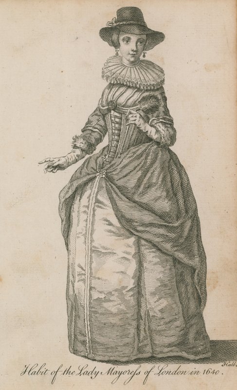 1640年伦敦夫人Mayoress的习惯 作者 英语学校