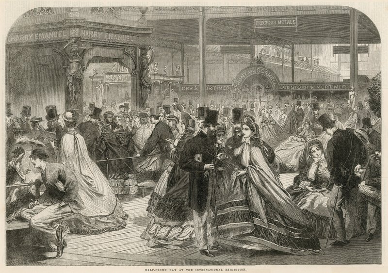 1862年国际展览会的半冠日 作者 英语学校