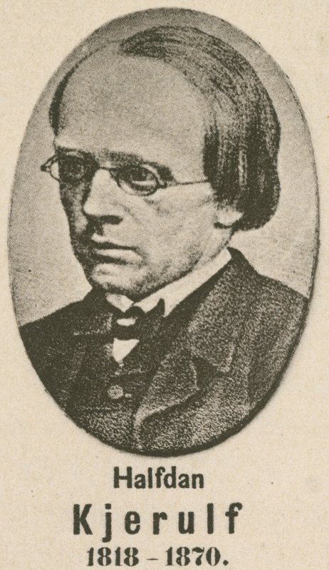 Halfdan Kjerulf（雕刻） 作者 英语学校