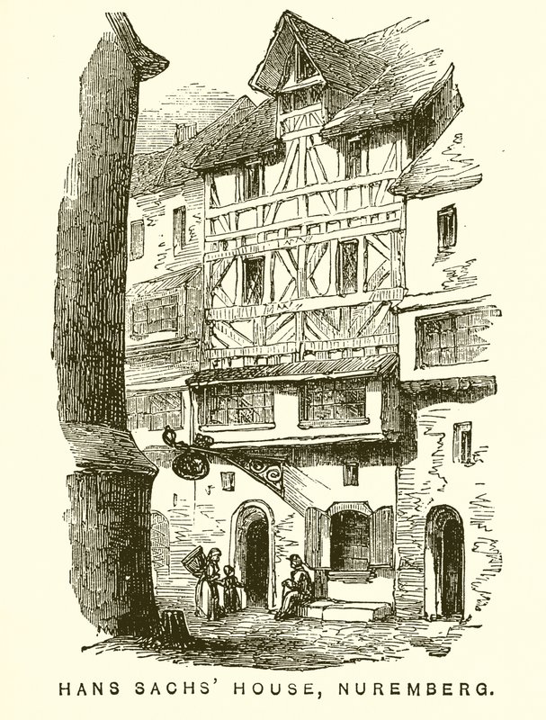 纽伦堡的Hans Sachs House 作者 英语学校