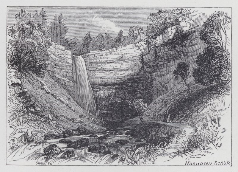 Hardrow Scaur (engraving) 作者 英语学校