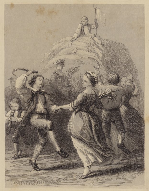 Harvest Dance (engraving) 作者 英语学校