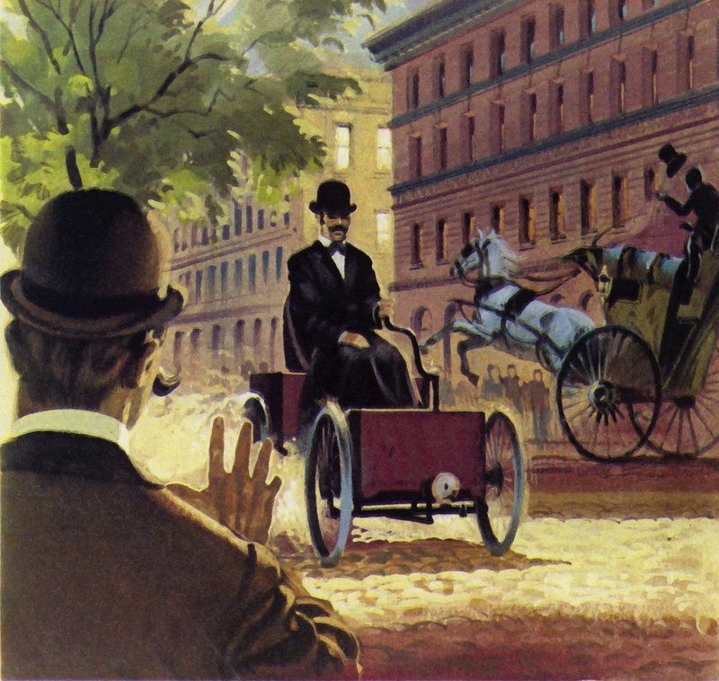 亨利福特于1892年生产了他的第一辆手工制造的汽车 作者 英语学校