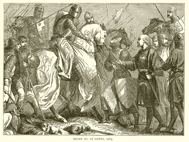 亨利三世在刘易斯，1264年 作者 英语学校