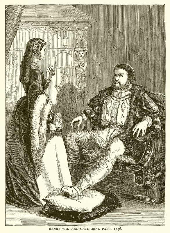 亨利八世和凯瑟琳帕尔，1546年 作者 英语学校