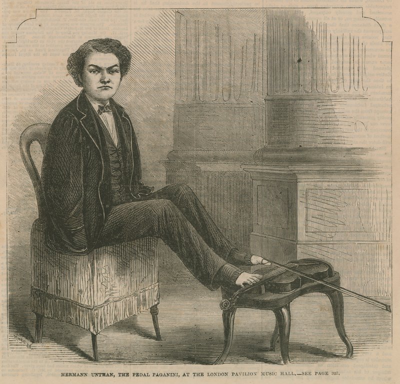 Hermann Untman，踏板Paganini，在伦敦馆音乐厅 作者 英语学校
