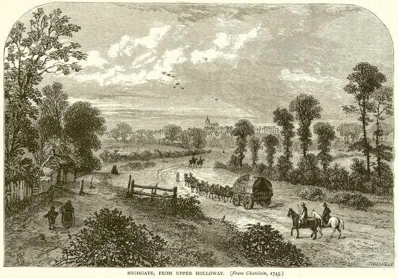 Highgate，来自Upper Holloway 作者 英语学校