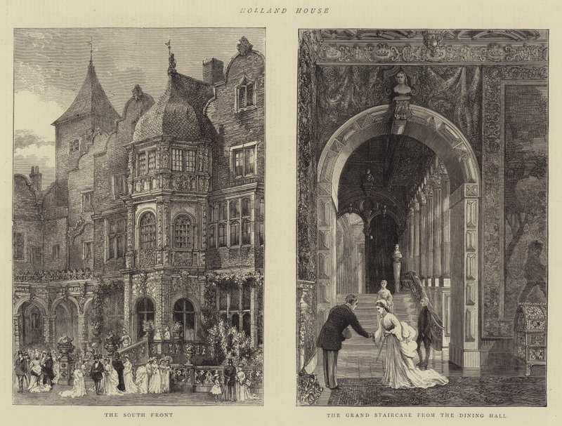 Holland House (engraving) 作者 英语学校