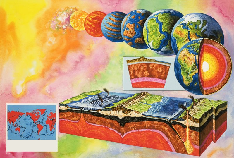 地球是如何由宇宙尘埃形成的 作者 英语学校