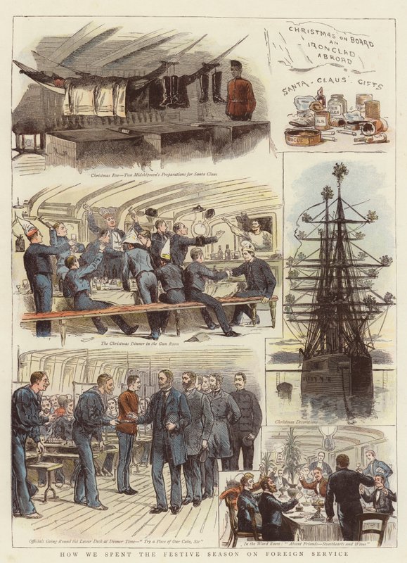 我们如何在外交服务中度过节日（彩色石版画） 作者 英语学校