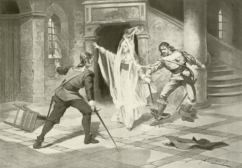 我Puritani，第一幕现场v（凹版印刷） 作者 英语学校