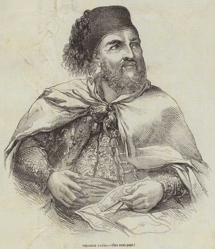 Ibrahim Pacha (engraving) 作者 英语学校