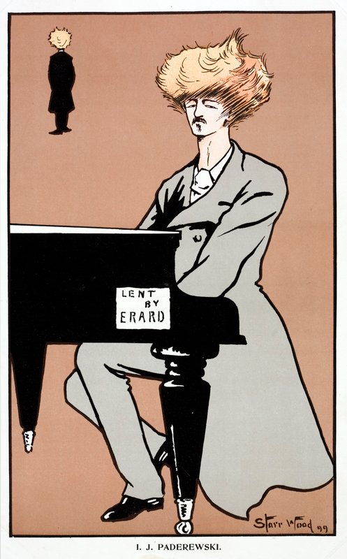 Ignacy Jan Paderewski, Polish pianist, composer, politician and independence campaigner 作者 英语学校