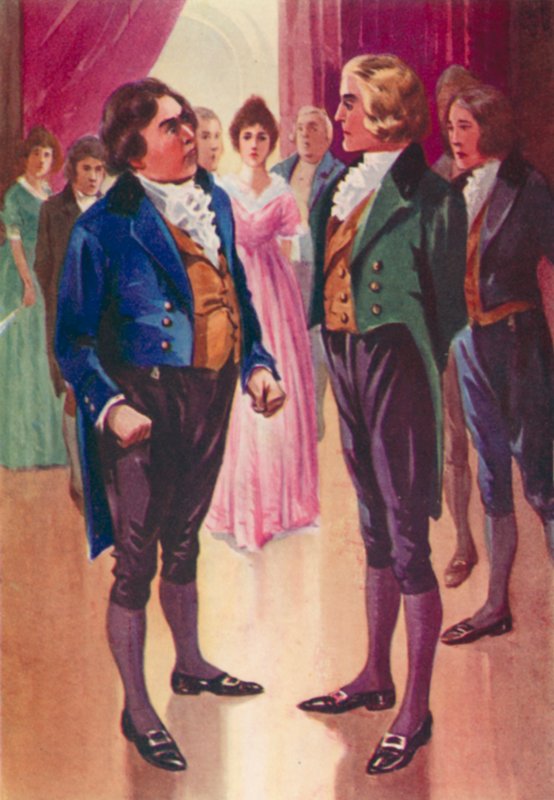 Dinah Maria Mulock 为 John Halifax Gentleman 绘制的插图（彩色石版画） 作者 英语学校
