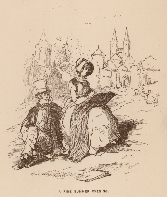 Illustration for Vanity Fair by Thackeray (litho) 作者 英语学校