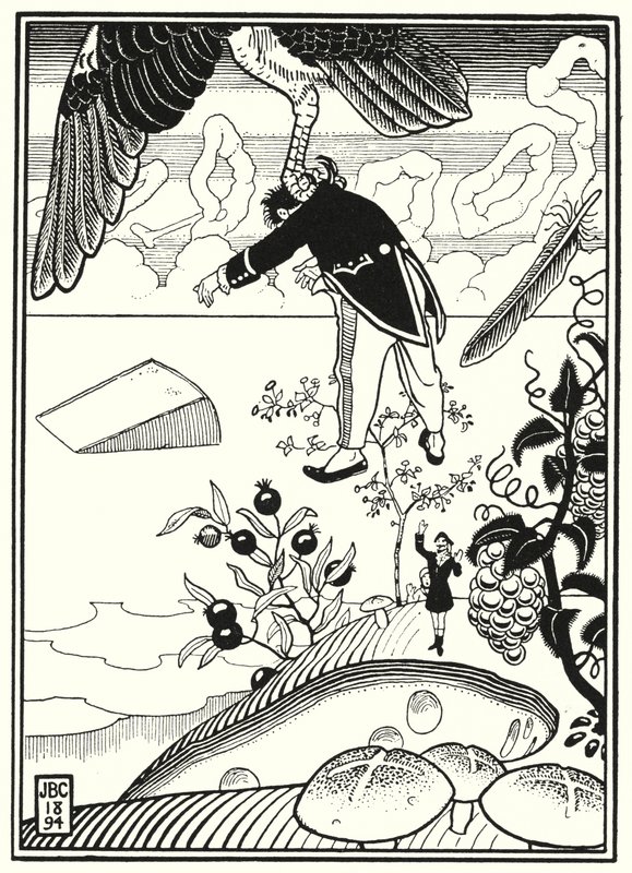 蒙乔生男爵历险记》插图（版画） 作者 英语学校