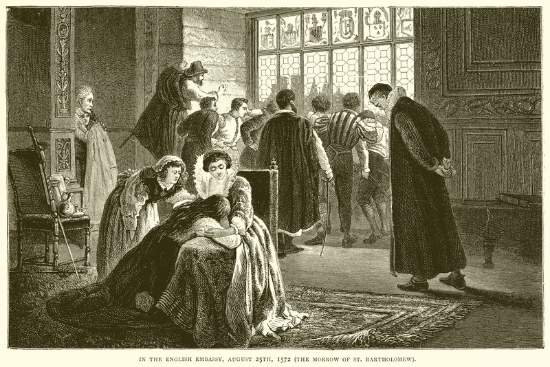 在英国大使馆，1572年8月25日（圣巴塞洛缪的莫罗） 作者 英语学校