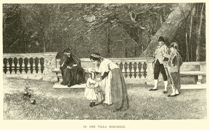 在Villa Borghese别墅 作者 英语学校