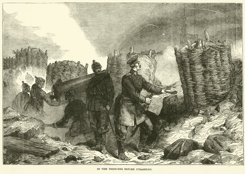 在1870年9月斯特拉斯堡之前的战壕中 作者 英语学校