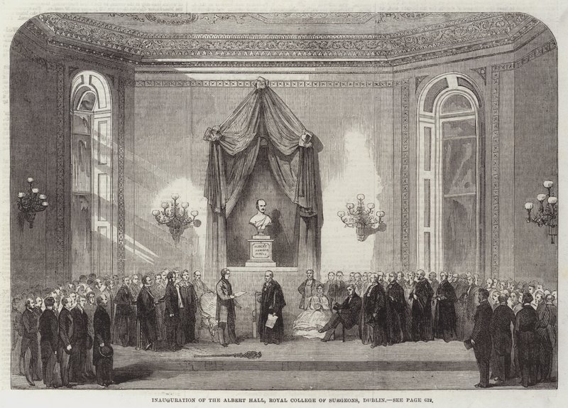 都柏林皇家外科医学院阿尔伯特音乐厅落成典礼（版画） 作者 英语学校