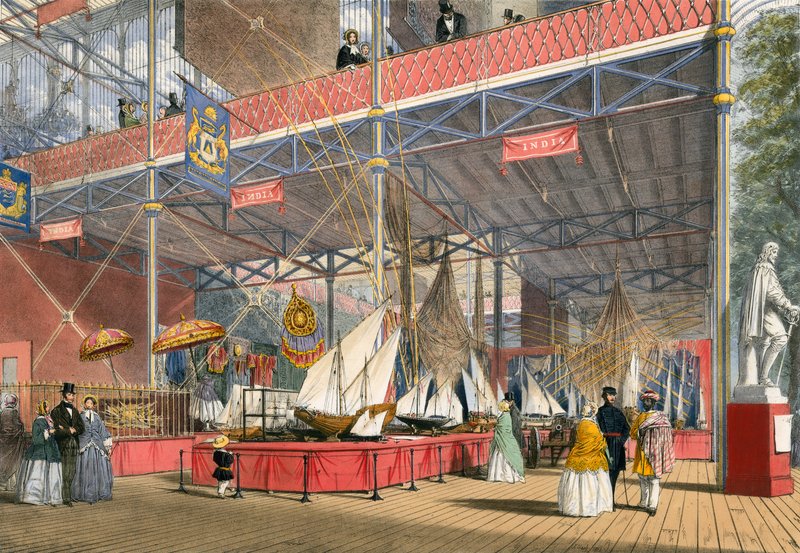 印度，第3届，大展，1851年 作者 英语学校