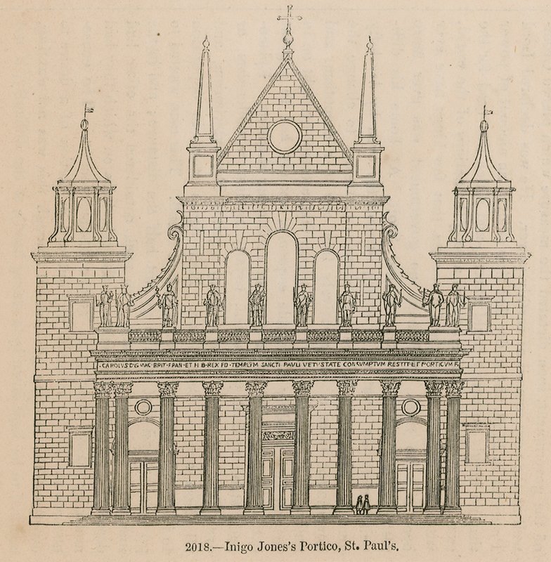 Inigo Joness Portico，圣保罗大教堂，伦敦 作者 英语学校