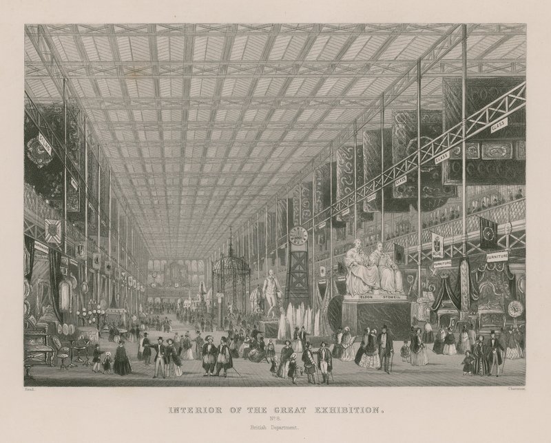 内部的大展，1851年，英国部 作者 英语学校