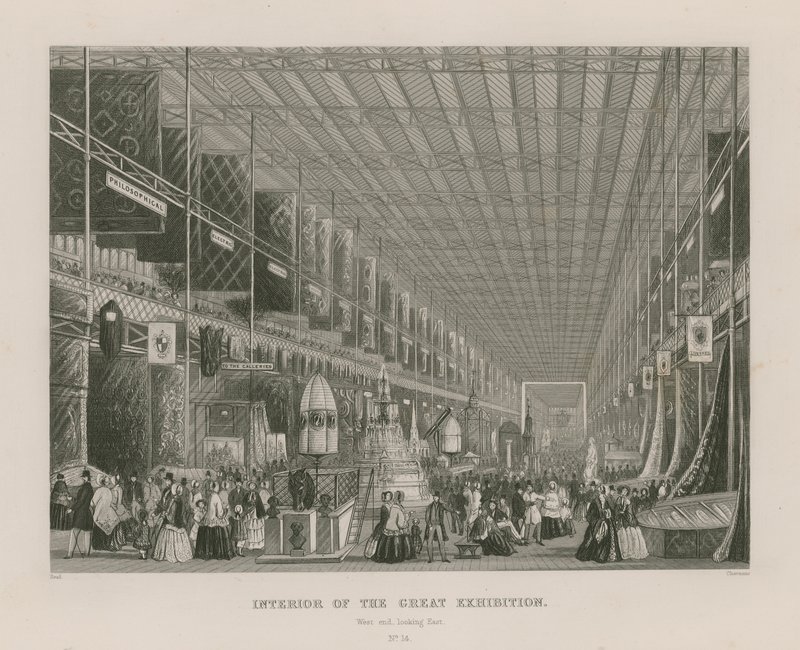 内部的大展，1851年，西端向东看 作者 英语学校