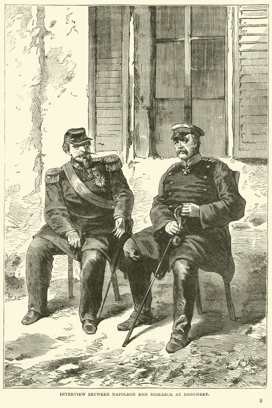 1870年9月拿破仑和俾斯麦在Donchery的采访 作者 英语学校