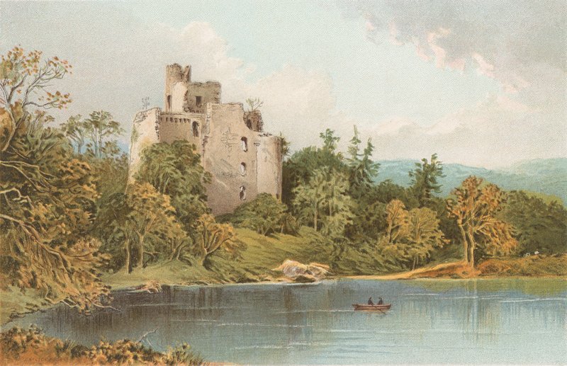 Invergarry城堡 -  Loch Oich 作者 英语学校