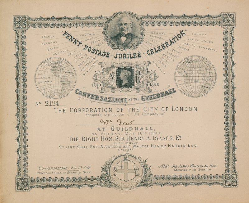 邀请Penny Postage Jubilee Celebration 作者 英语学校