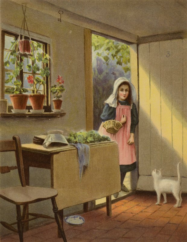 有人在家吗？(chromolitho) 作者 英语学校