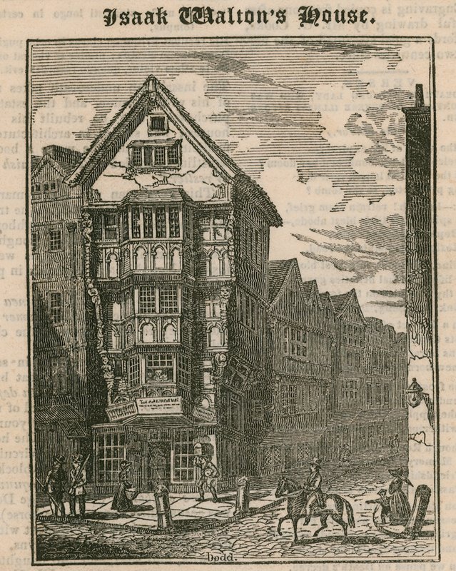 Isaak Waltons House，Fleet Street，London 作者 英语学校