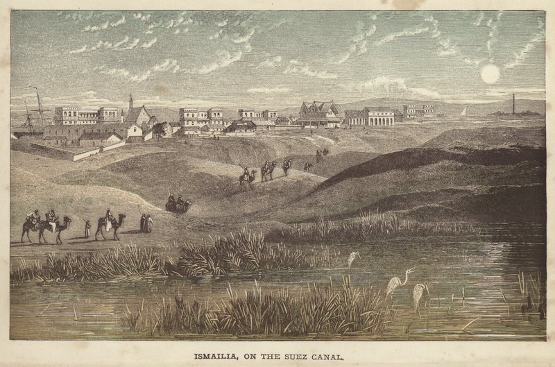 Ismailia, on the Suez Canal (coloured engraving) 作者 英语学校