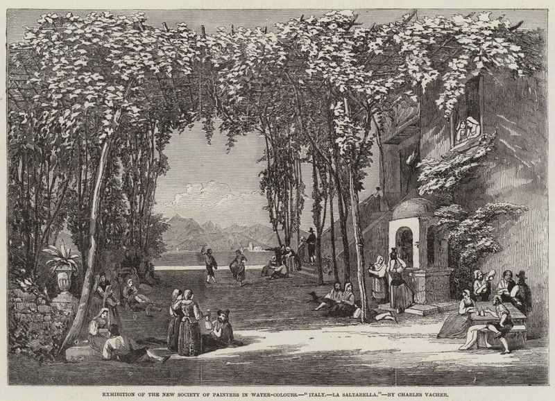 意大利，La Saltarella（雕刻） 作者 英语学校