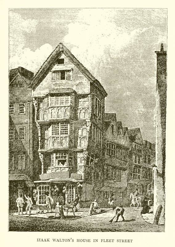 舰队街的Izaak Waltons House 作者 英语学校