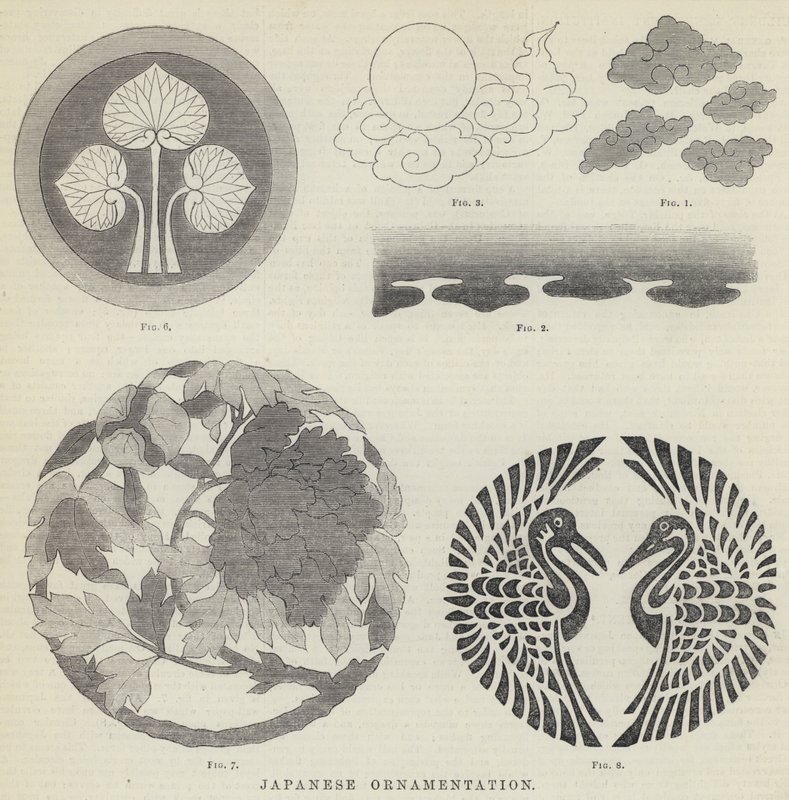 Japanese Ornamentation (engraving) 作者 英语学校