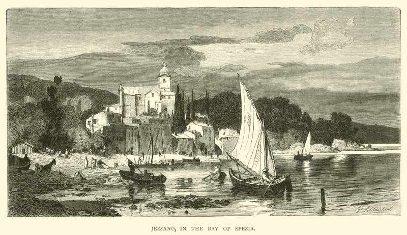 Jezzano，位于Spezia湾 作者 英语学校