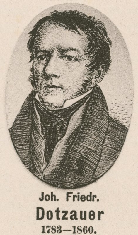 Johann Friedrich Dotzauer（雕刻） 作者 英语学校