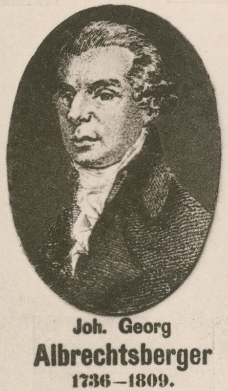 Johann Georg Albrechtsberger（雕刻） 作者 英语学校