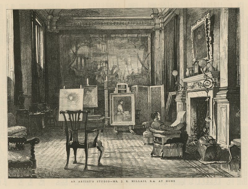 John Everett Millais在家 作者 英语学校
