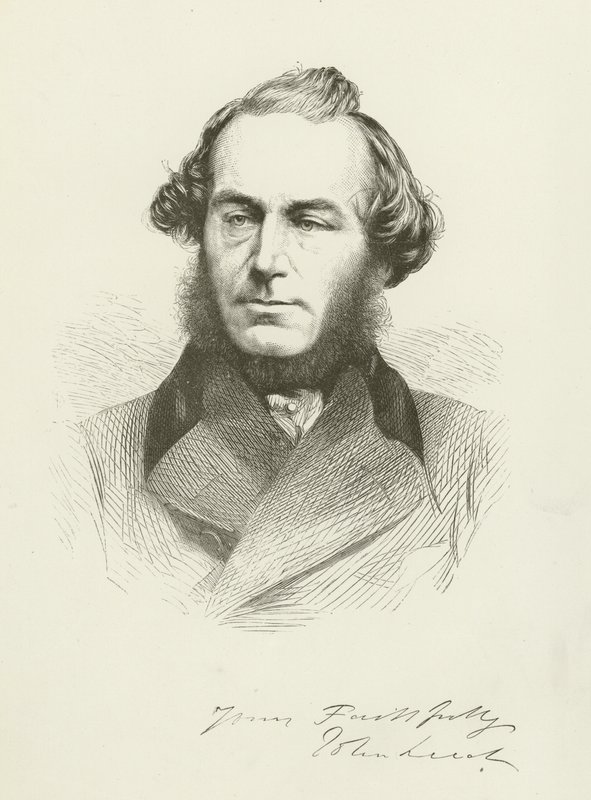 John Leech，肖像 作者 英语学校