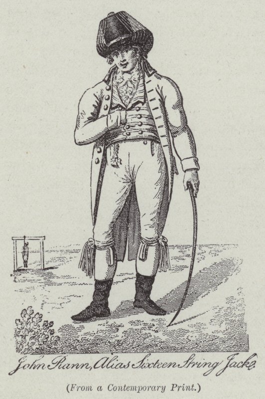 John Rann, alias Sixteen String Jack (engraving) 作者 英语学校